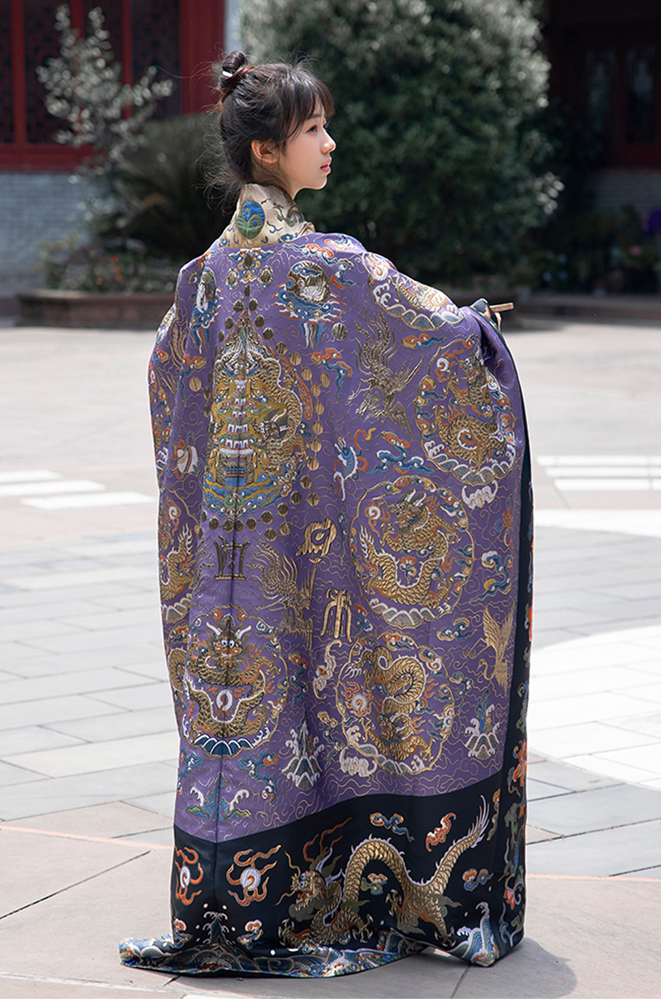 Sanqing Daoist Robe Revival Edition - Nine Dragons Dharma Robe for High Priest | Taoist Ceremony, Meditation, Scripture Recitation | Premium Silk Embroidery