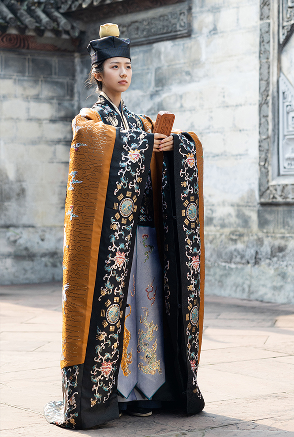 Authentic Sanqing Daoist Robe Replica - Four Divine Emblems Ritual Gown for Taoist Priests | Men's Tai Chi Bagua  Costume