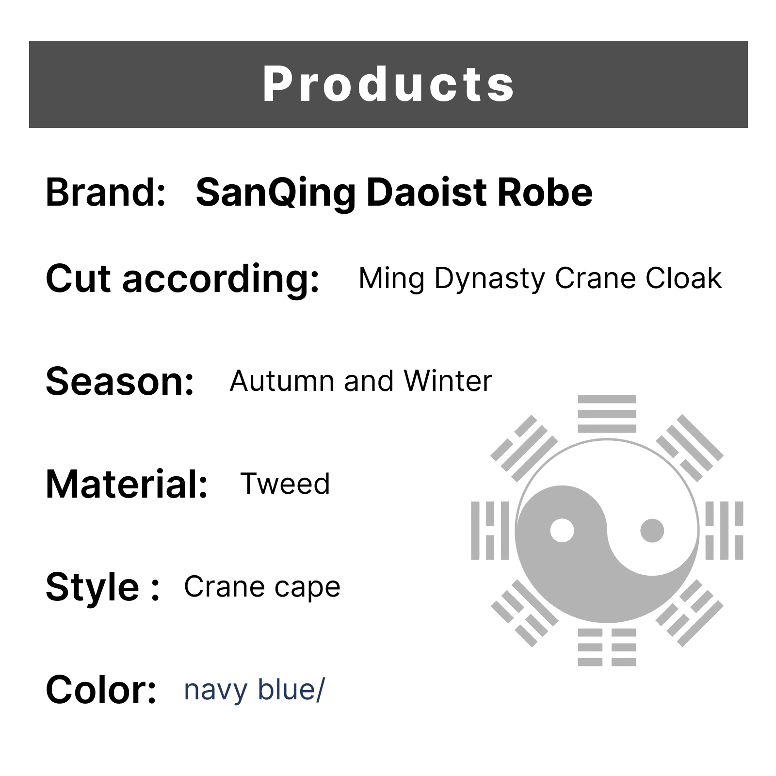 Winter Taoist Hanfu Robe - Ming Dynasty Style MaoNi HeChang Cloak - Unisex Thickened Woolen Cape Coat for Men and Women