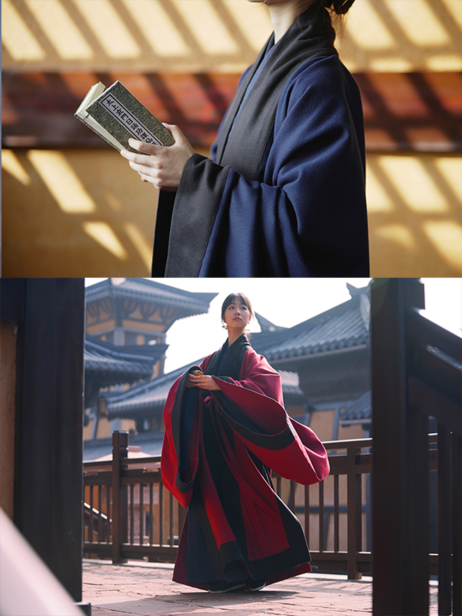 Winter Taoist Hanfu Robe - Ming Dynasty Style MaoNi HeChang Cloak - Unisex Thickened Woolen Cape Coat for Men and Women