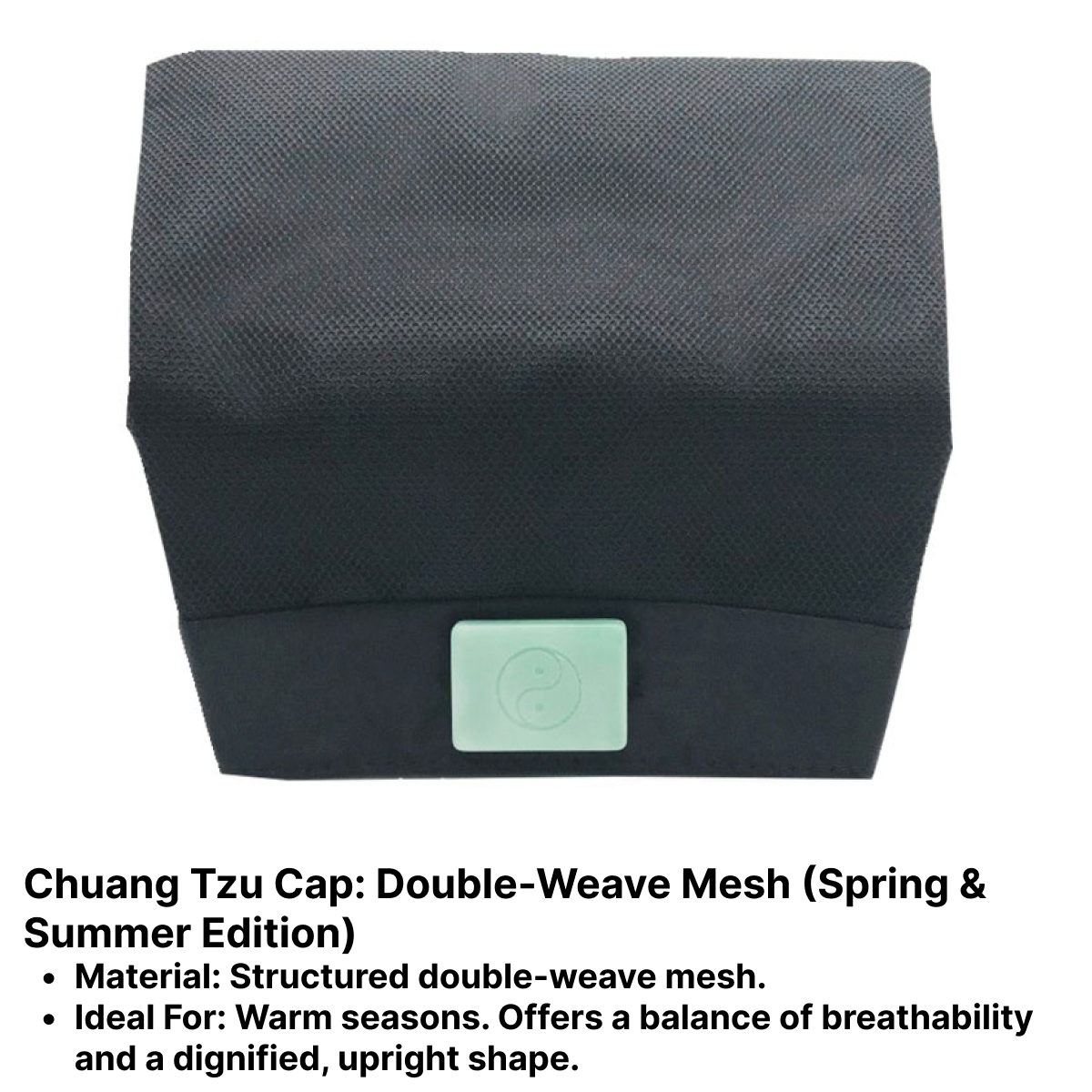 Traditional Taoist Hat - Zhuangzi Hat** | Chinese Daoist Meditation Hat for Zen, Qi Gong, Tai Chi