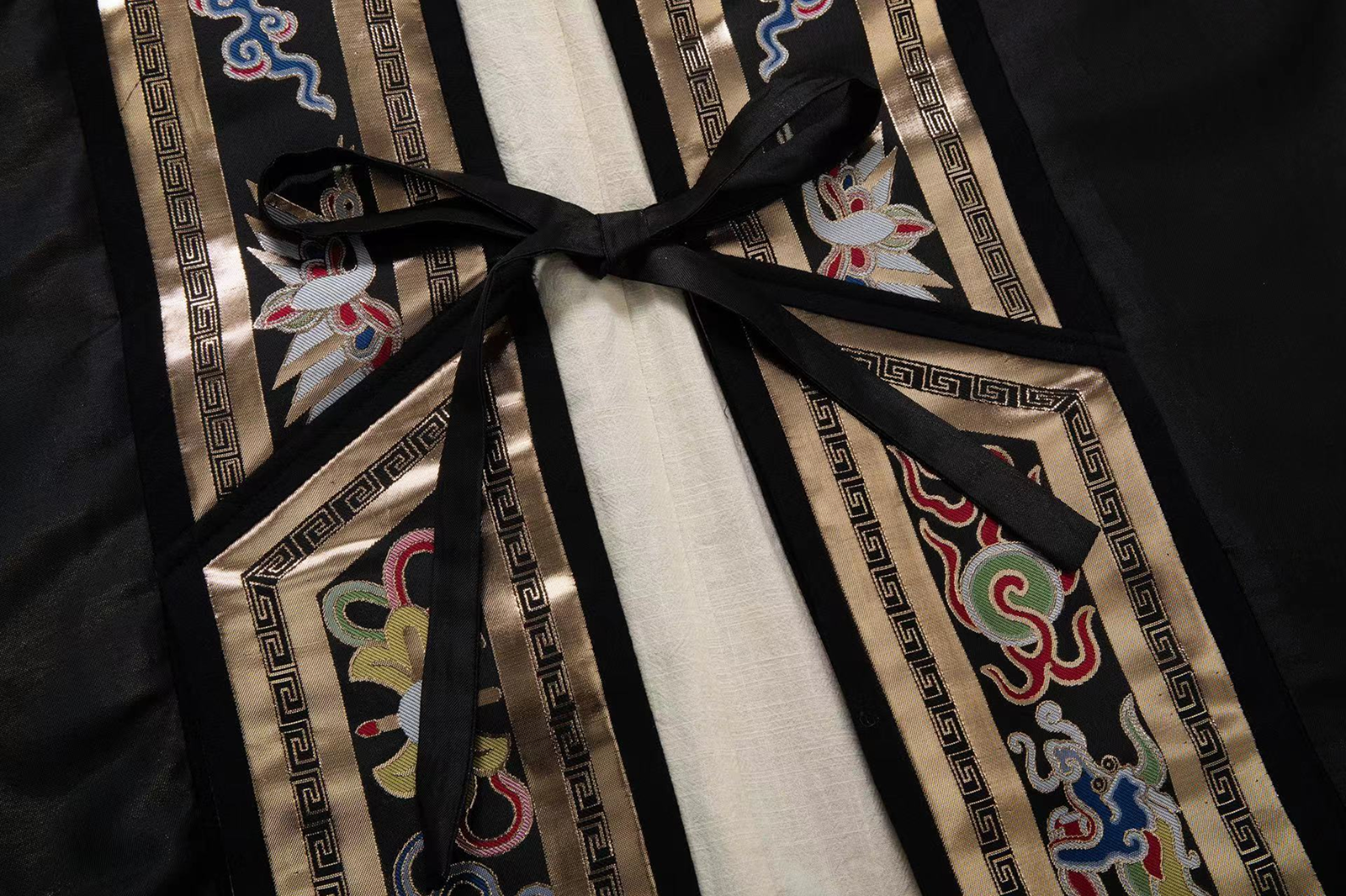 Daoist Priest Robe - Sanqing Daopao Restoration Style High Priest Ritual Robe, Traditional Chinese Taoist Ceremonial Gown for Religious Practice (Jingyi, Banyi, Xiaotai Yi)