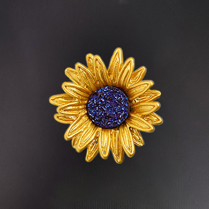 Fibula Flower Brooch