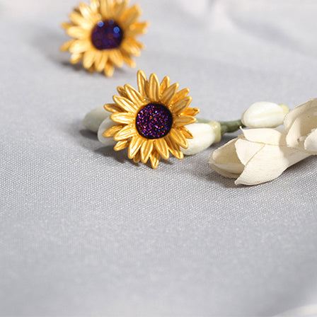 Fibula Flower Brooch