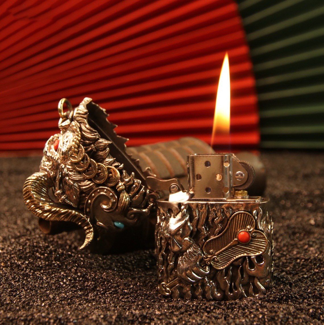Cow Devil Lighter Shell Loong 