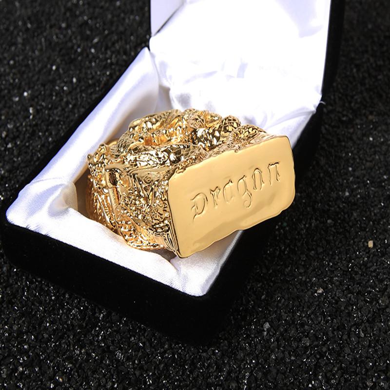 Golden dragon lighter shell Loong 